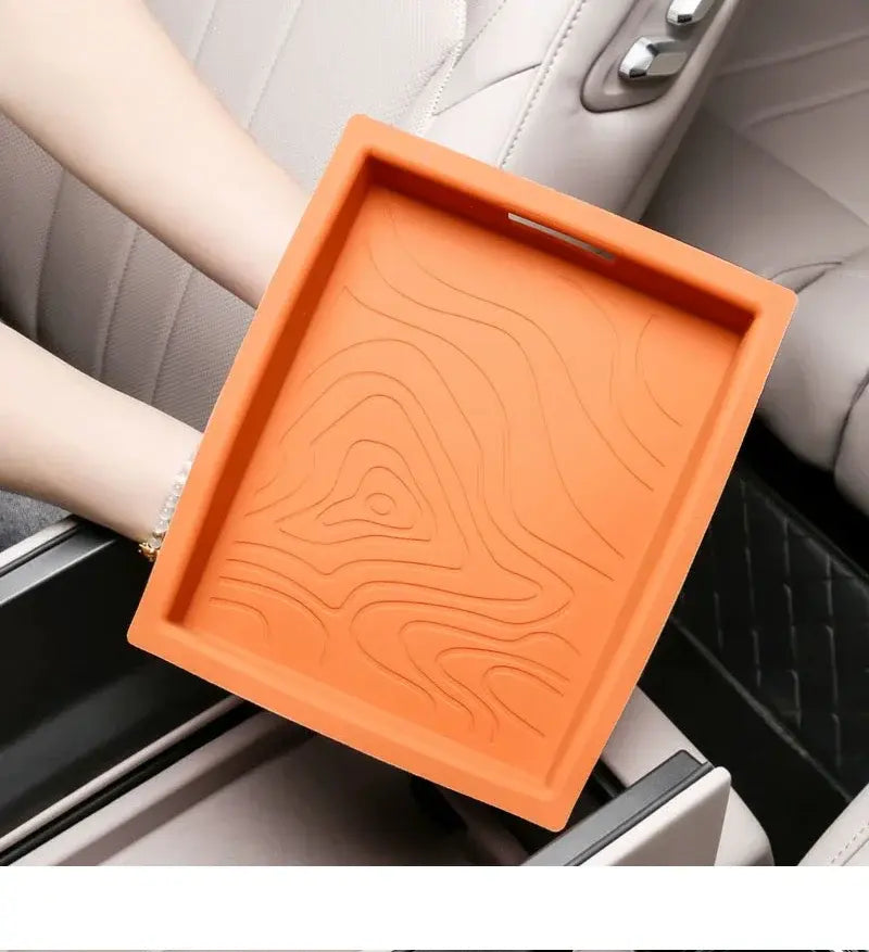 For Jetour G700 2025 2026 Armrest Box Silicone Pad Tray Storage Box Pad Interior Refrigerator Modification Accessories | 1688 Store UAE