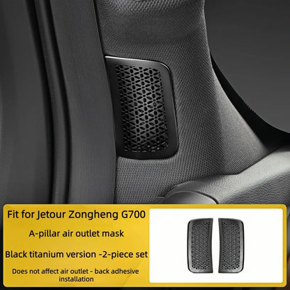 G700 2025+ Automotive A-pillar Air Conditioning Vent Protective Cover Auto Protective Decorative Parts.