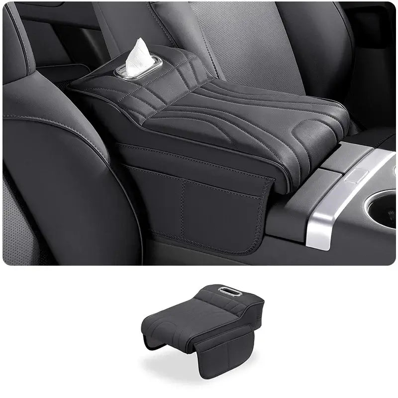 Armrest Box Pad for Polestones 01 ROX 01 2024 Protective Cover Height-Enhancing Cushion Built-in Tissue Holder Accessory | 1688 Store UAE