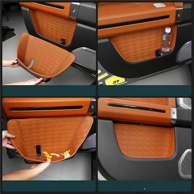 For Jetour G700 2025+ Front Rear Door Storage Mats 4 Doors Leather Mats Waterproof Interior Upgrade Car Accessories | 1688 Store UAE