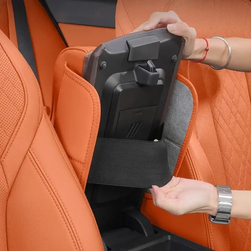 Armrest Box Pad for Polestones 01 ROX 01 2024 Protective Cover Height-Enhancing Cushion Built-in Tissue Holder Accessory | 1688 Store UAE