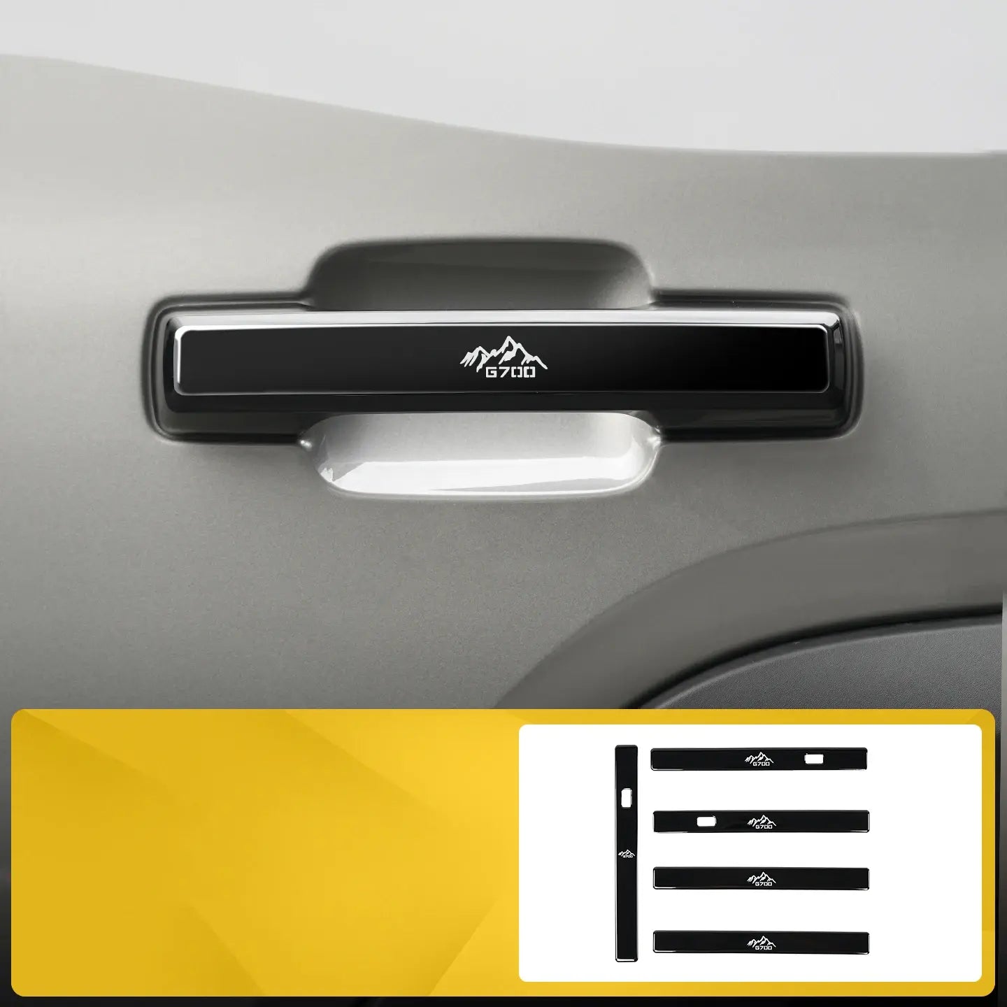 For Jetour G700 2025 2026 Car Door Handle Protection Sticker Door Bowl Handle Anti-collision Sticker Body Sticker Accessories.