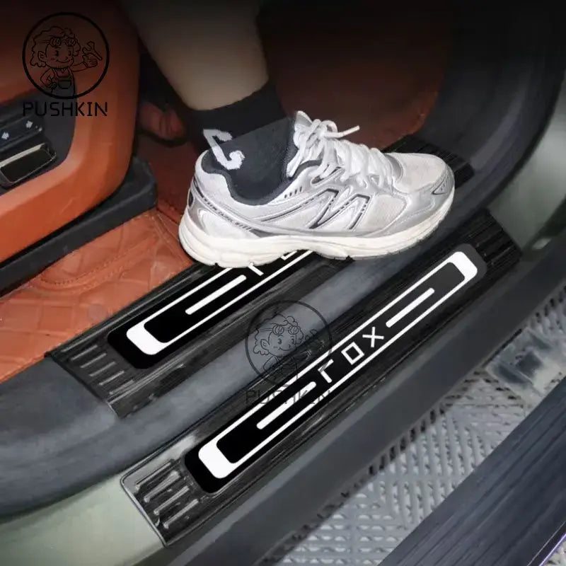 Stainless Steel Door Sill Guards for Polestones 01 Rox 01 2025 2026Custom Welcome Pedal Anti-Scratch Trunk Scuff Plate Accessory | 1688 Store UAE