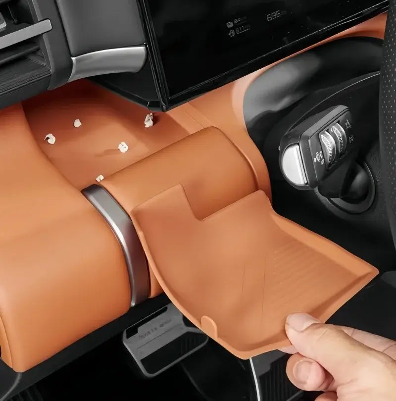 Car Steering Wheel Both Sides Silicone Storage Pads Fit for BYD Leopard 7 Titanium 7 Modified Car Center Console Protection Mat | 1688 Store UAE