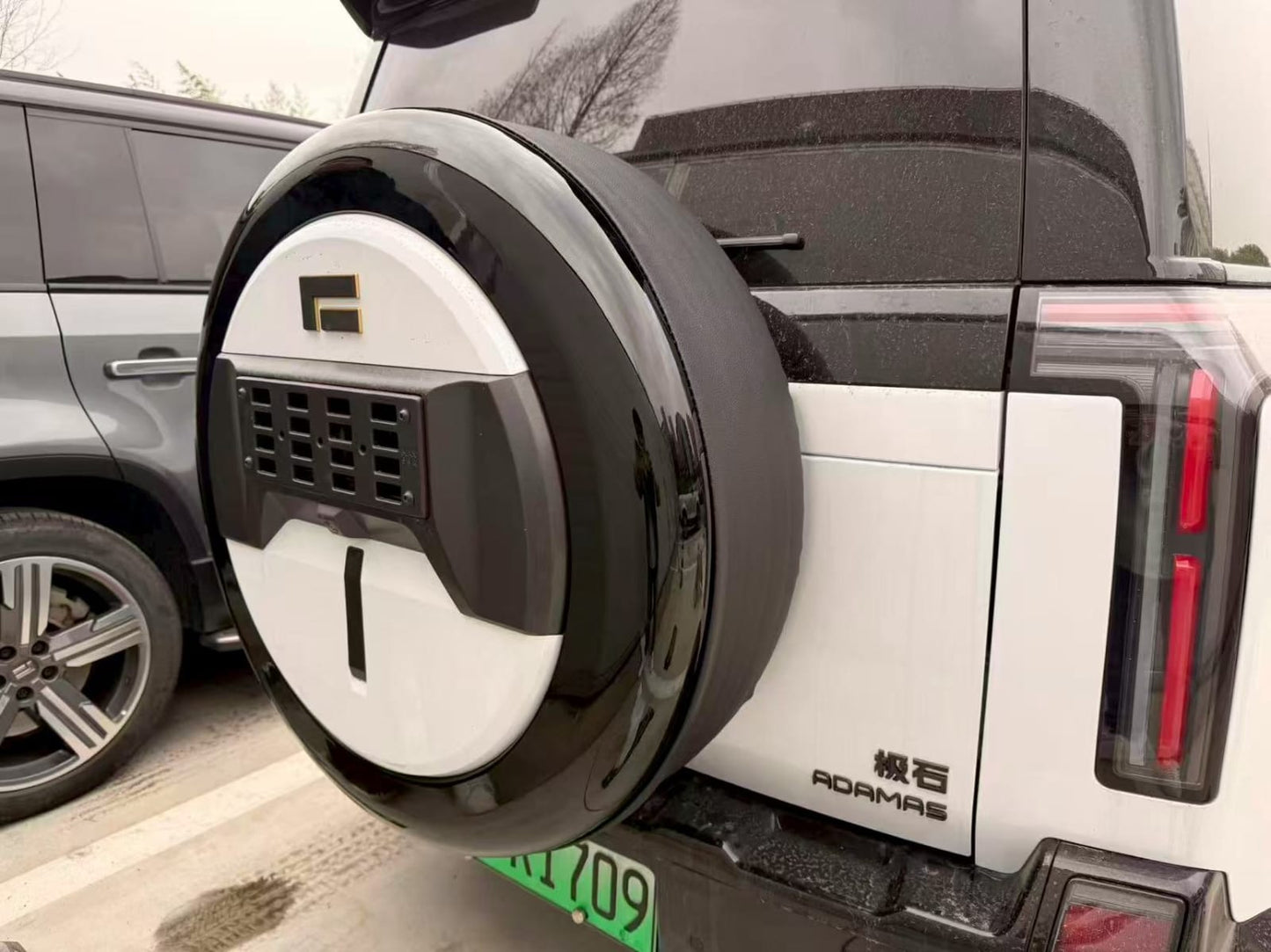 ROX Adamas Spare Tire Cover and Spare Tire Protection Cover.