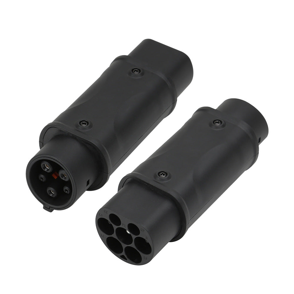Adapter Type2 to Gbt Dual Male Connector 3 phase 32A