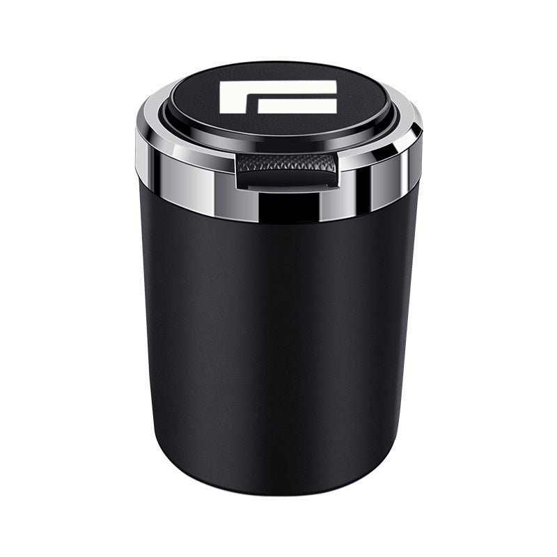 Rox 01 + ADAMAS Car Ashtray with Cover Metal Inner Tank Flame Retardant Multifunctional