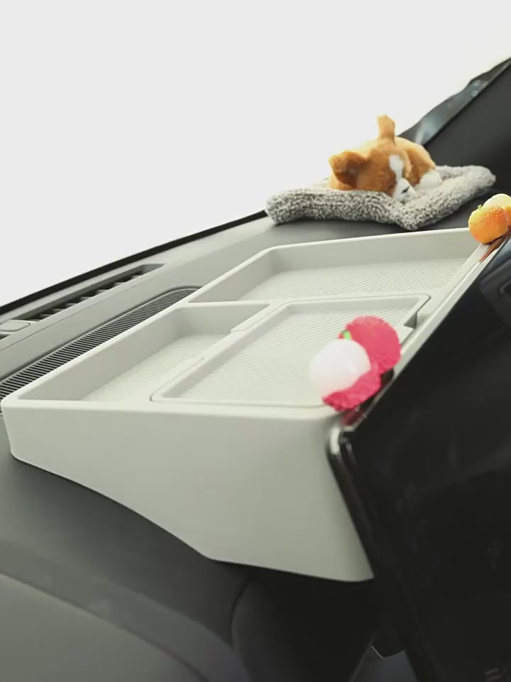 Car Screen Rear Silicone Storage Box Fit for BYD Leopard 7 Titanium 7 Auto Dashboard Multi-functional Storage Box Upgrade Parts.