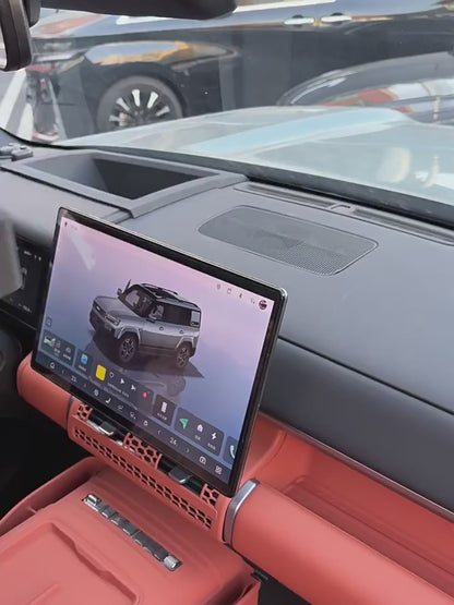 Applicable to the Leopard Titanium 7 multi-functional screen rear storage box center console silicone.