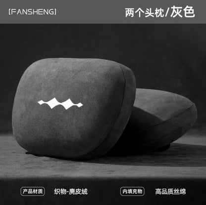 Equation Leopard Car 2 pic's Headrest Lumbar Support Leopard 5 ، 8.