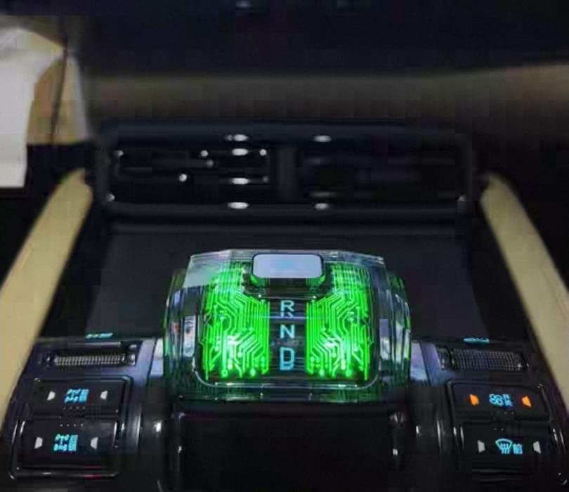 Leopard 8 & 5 Crystal Gear Shift Knob, Sci-Fi Luminous Gear Shift Knob.