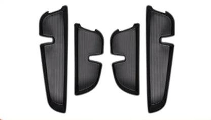 Leopard 8 Car Door Storage Box Mat Tpe Door Slot Storage Protection Mat Silicone.