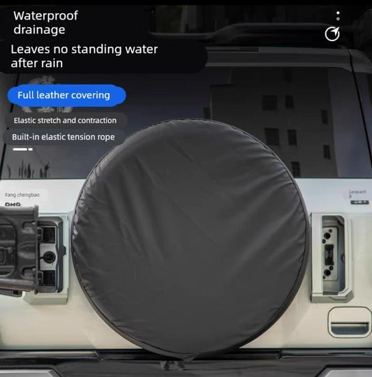 Suitable for Equation Leopard 8, Special Leather Spare Tire Cover.