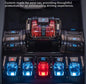 Leopard 8 & 5 Crystal Gear Shift Knob, Sci-Fi Luminous Gear Shift Knob.