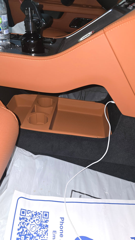 ROX 01 + Car Center Console Lower Storage Box Silicone Storage Box Interior Accessories.