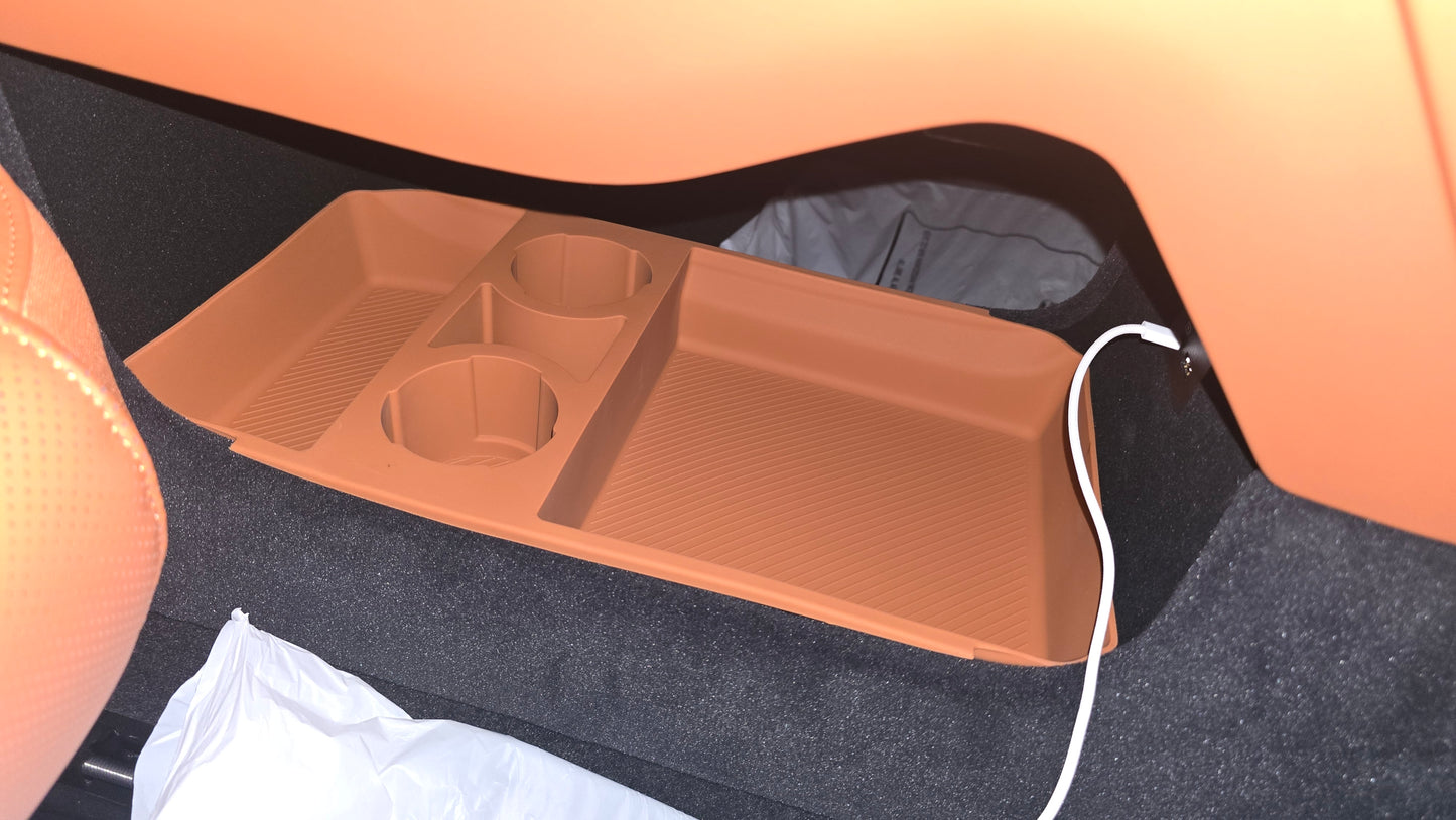 ROX 01 + Car Center Console Lower Storage Box Silicone Storage Box Interior Accessories.
