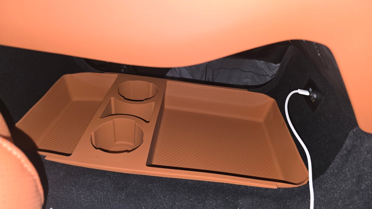ROX 01 + Car Center Console Lower Storage Box Silicone Storage Box Interior Accessories.