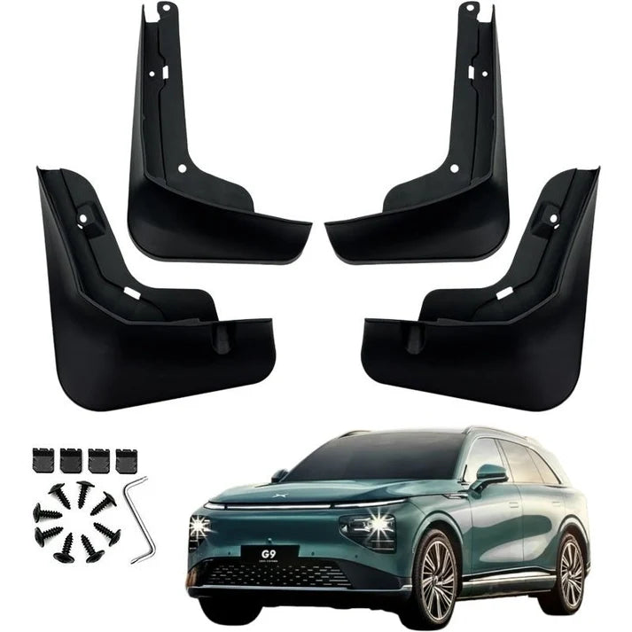 XPENG G9 Mud Flaps – 4-Piece Set | Front & Rear